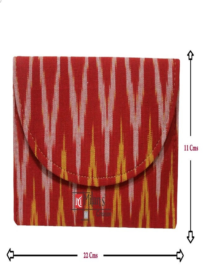 MILAN'S CREATION Ikkat Envelopes Wallet Clutch Purse for Women, Return Gift, Party Favor Gift, Giveaways (Set of 10 Mix Colors) - Image 4